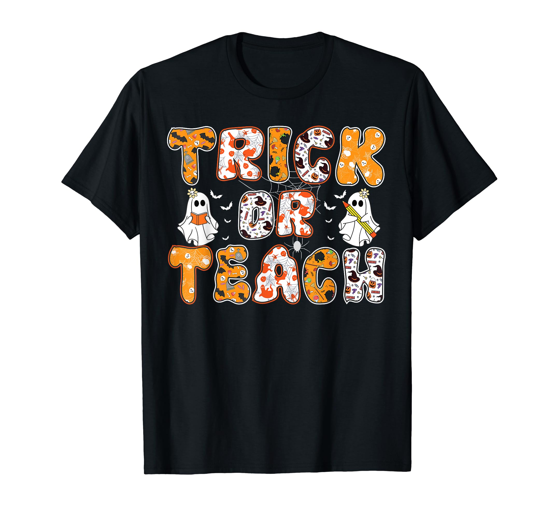 Halloween Teacher Students Trick Or Teach Costume T-Shirt