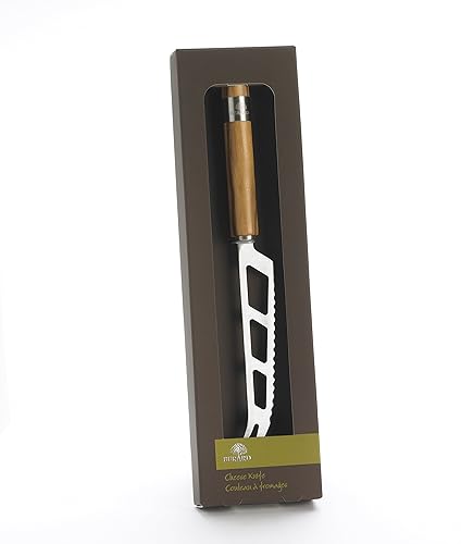 Miniatura 2 de Berard Acero Cuchillo de Queso Serrado Madera de Olivo con Hoja de Acero Inoxidable