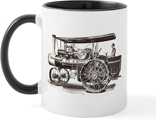 Miniatura 9 de CafePress Baker Steam Tractor Mug Taza de café de cerámica de 11 oz (11.0 fl oz)