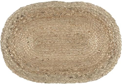Miniatura 3 de VHC Brands Coastal Farmhouse - Mantel individual de yute, natural, 12 x 18 pulgadas, juego de 6