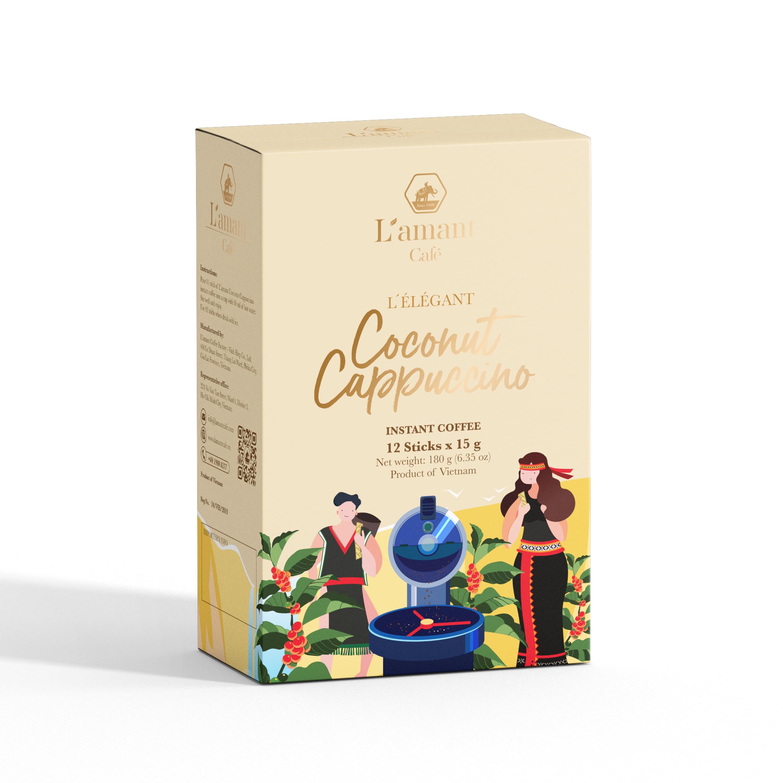 See full amazon price history chart for Lamant Cafe Natural Coconut Cappuccino Instant Coffee with Amazing Taste of Coconut 12 Sticks Rich and Creamy (Size-180gram) Lamant Cafe Natural Coconut Cappuccino Instant Coffee with Amazing Taste of Coconut 12 Sticks Rich and Creamy (Size-180gram) (B0CQRJNQJ3) Amazon Price History, Amazon Price Tracker