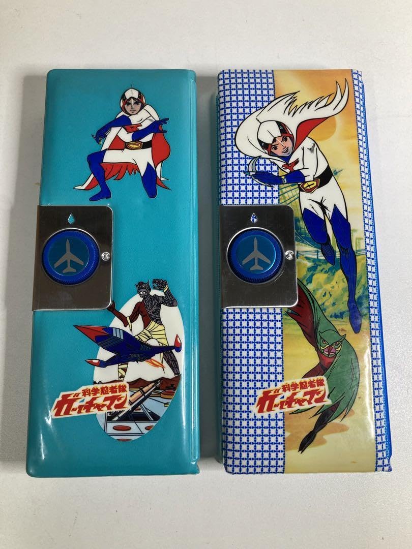 ◇昭和レトロ◇未使用保管品 科学忍者隊ガッチャマン筆箱 2種類/6個