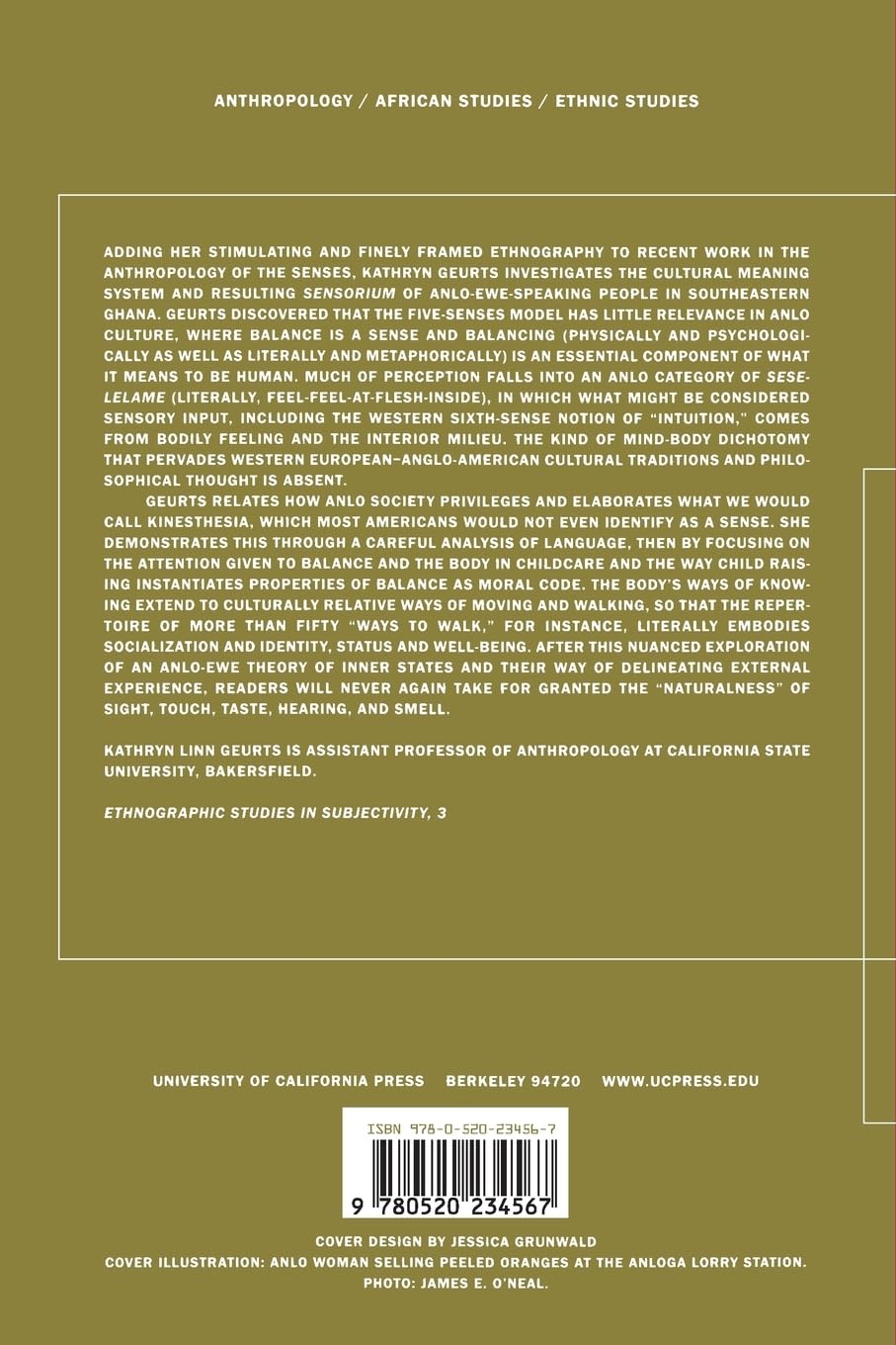 Culture and the Senses: Bodily Ways of Knowing in an African Community