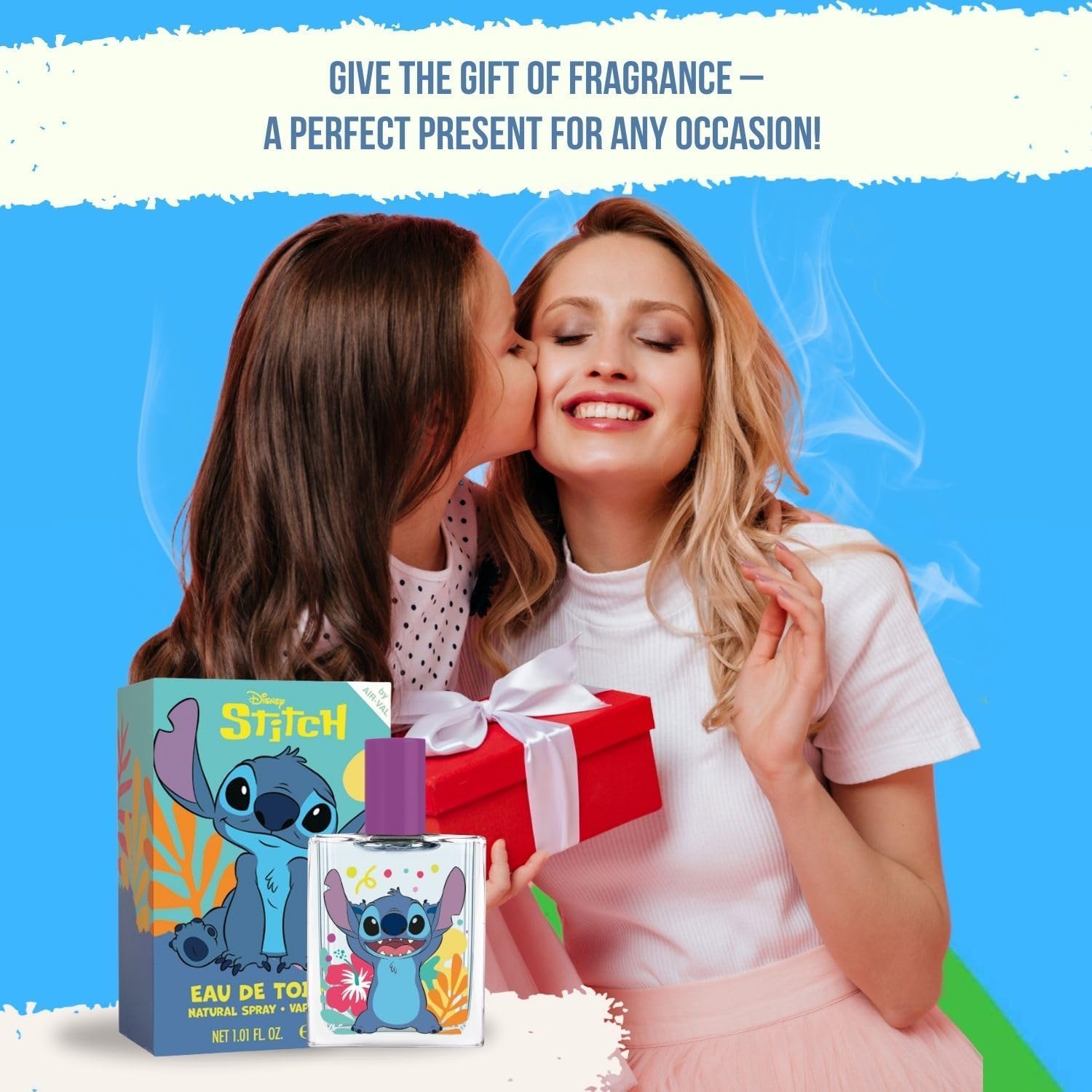 Disney Lilo & Stitch Angel – Eau de Toilette per Bambini 30ml – Profumo Dolce e Fruttato – Regalo per Ragazza o Ragazzo – Flacone Illustrato – Perfetto per Compleanno, Natale