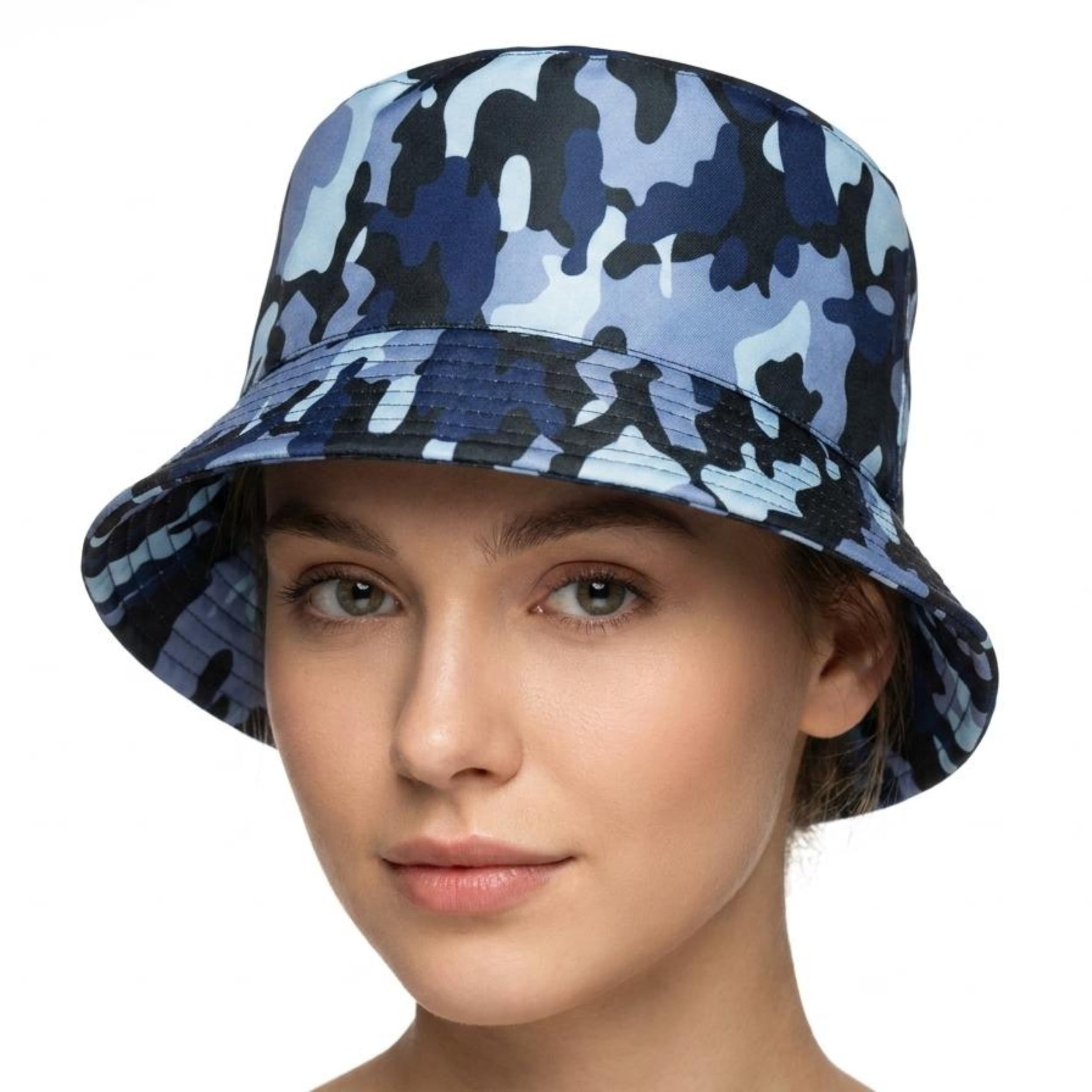 Bucket Hat for Women & Girls -Trendy Printed Fisherman Hat, Stylish Wide Brim Sun Cap for Summer Beach, Travel, Festivals & Casual-image-9