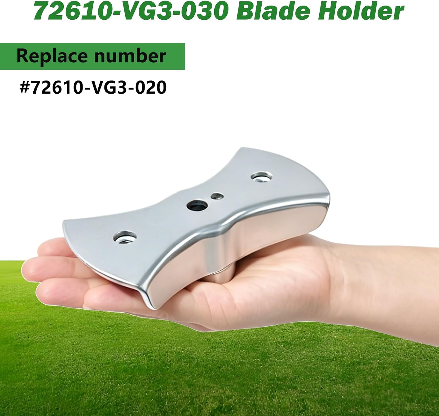 72610-VG3-030 Blade Holder Set for Honda HRR216 & HRX217 Series Lawn Mowers | Fits HRR216K6/K7/K8/K9 & HRX217K2/K3/K4. Includes bolts & spring ring. High-strength steel.