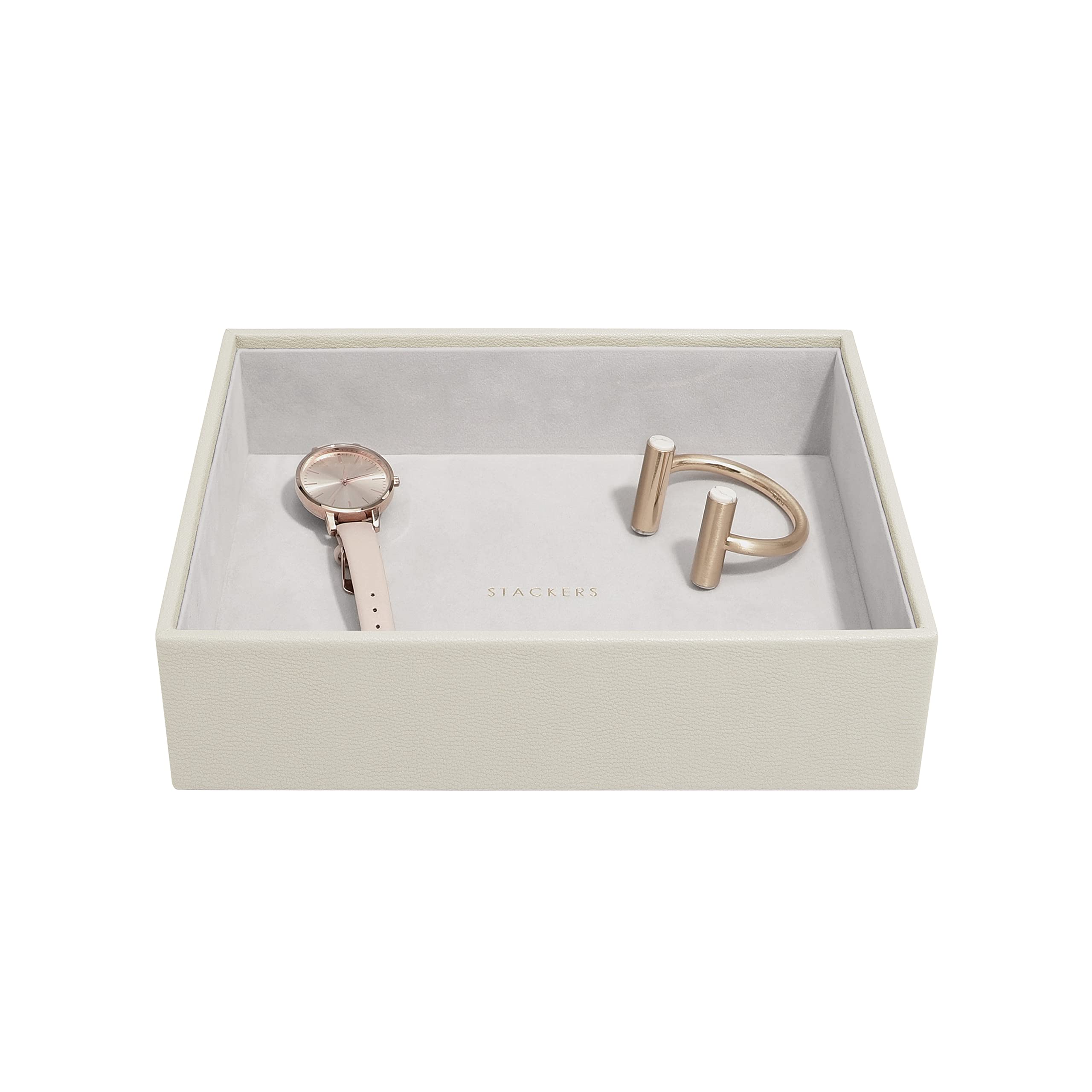 Stackers Oatmeal Classic Medium Chunky Jewellery Layer