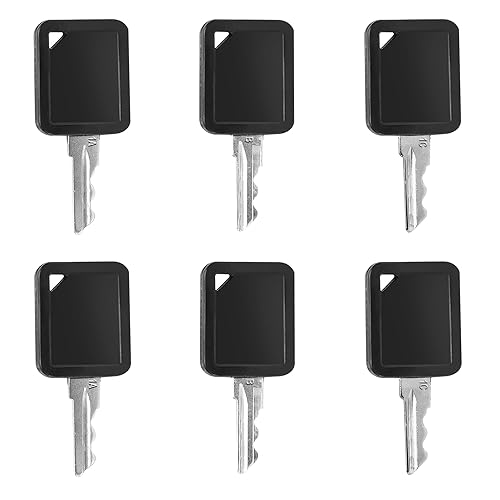 Club Car Replacement Golf Cart Keys 6-Pack (1A, 1B, 1C