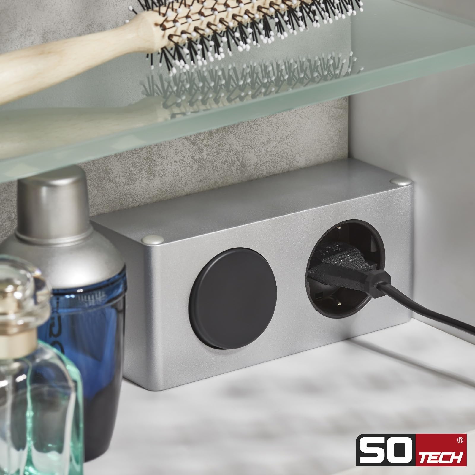 SOTECH Prise Powerbox INCL. Interrupteur d'éclairage pour 12 V 10 W