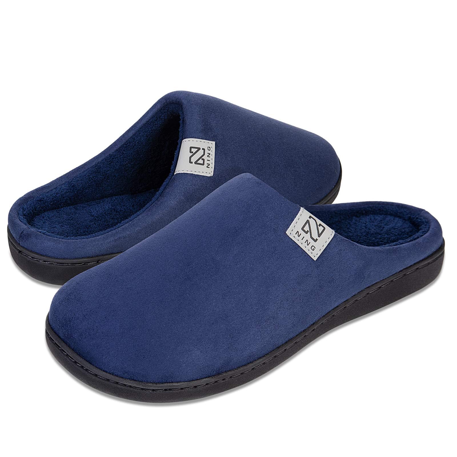 WateLves Pantofole Uomo Unisex Donna Antiscivolo Scarpe Inverno Peluche Morbido Ciabatte in Memory Foam