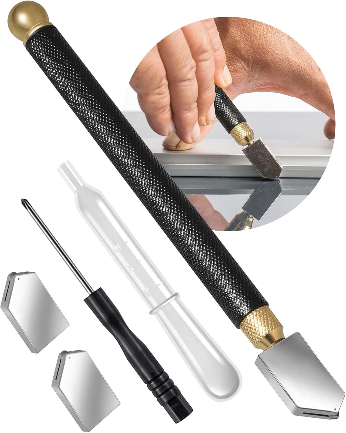 Amazon.com: Glass Cutter, Circle Cutter, Glass Bottle Cutter - Glass ...