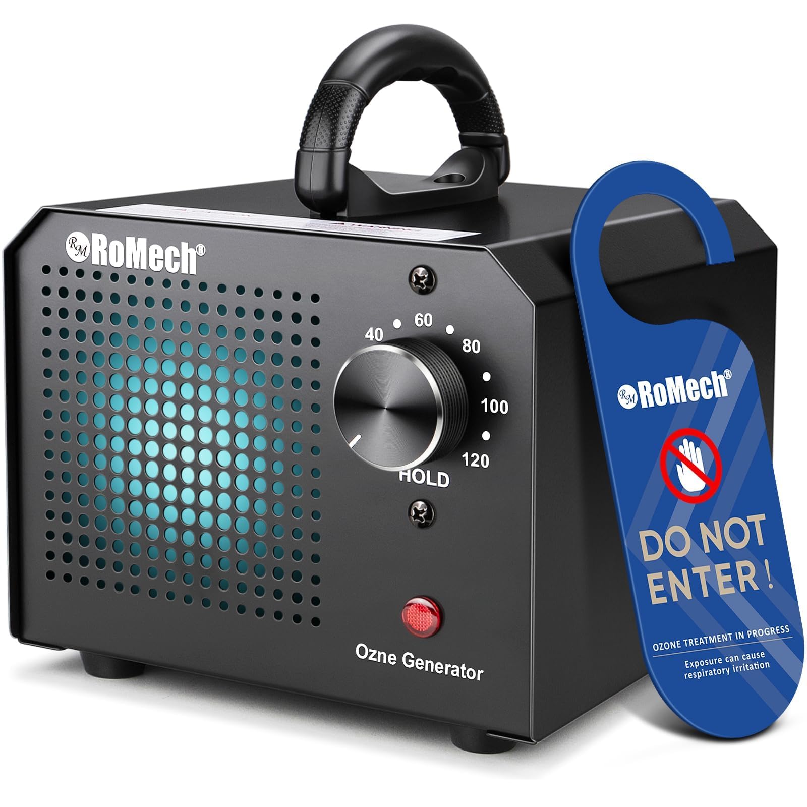 ROMECH Ozone Generator, High Capacity Ionizer Air Purifier Ozone Odor Eliminator for 4000sq.ft. Home, Basement, Kitchen