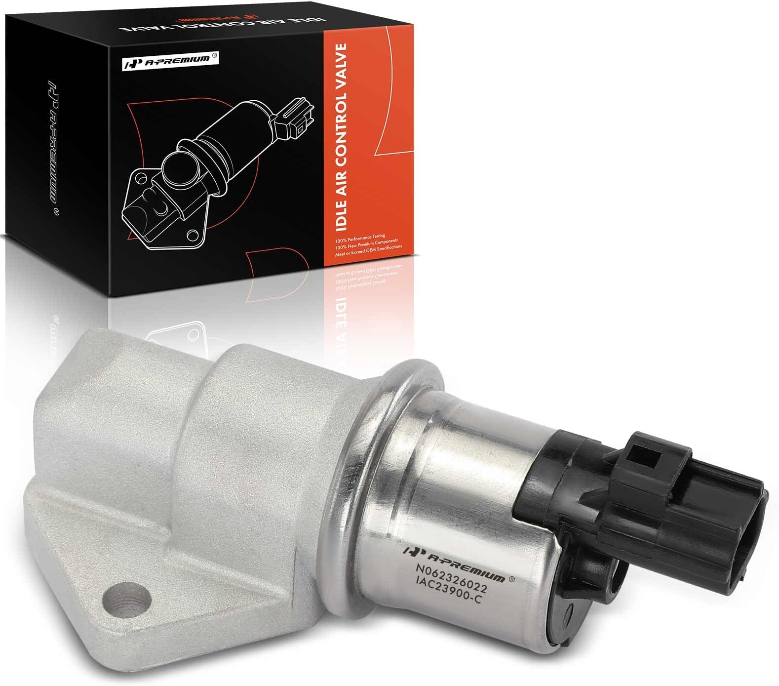 A-Premium Fuel Injection Idle Air Control Valve Compatible with Ford Ranger 2003-2008, Taurus 2001-2007 & Mazda B3000 2001-2008 & Mercury Sable 2001-2005, 3.0L, Replace# 4F1E9F715AA, 4F1Z9F715AA