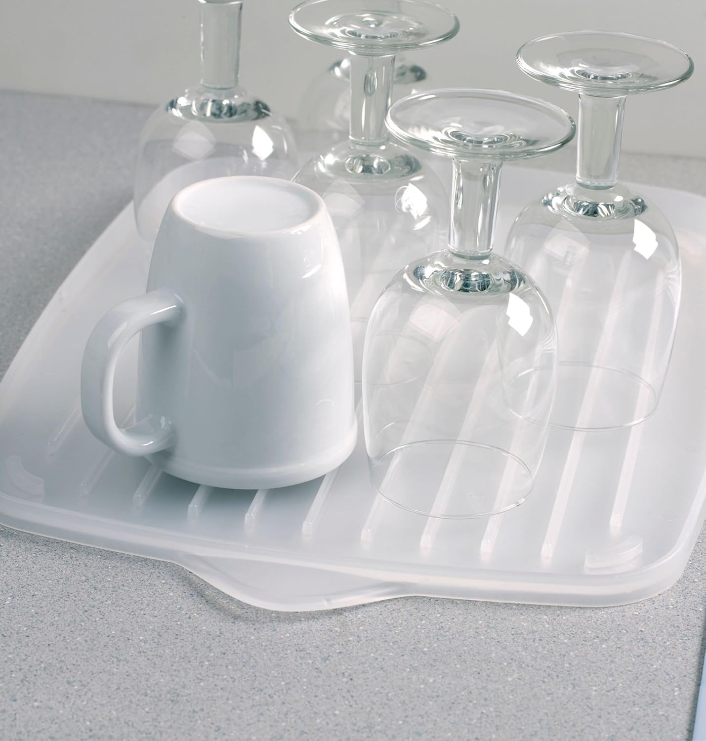 Progressive International Collapsible Dish Rack with Drain Board, CDD-100, Perfect For RV Sink, Camping Dish Tub