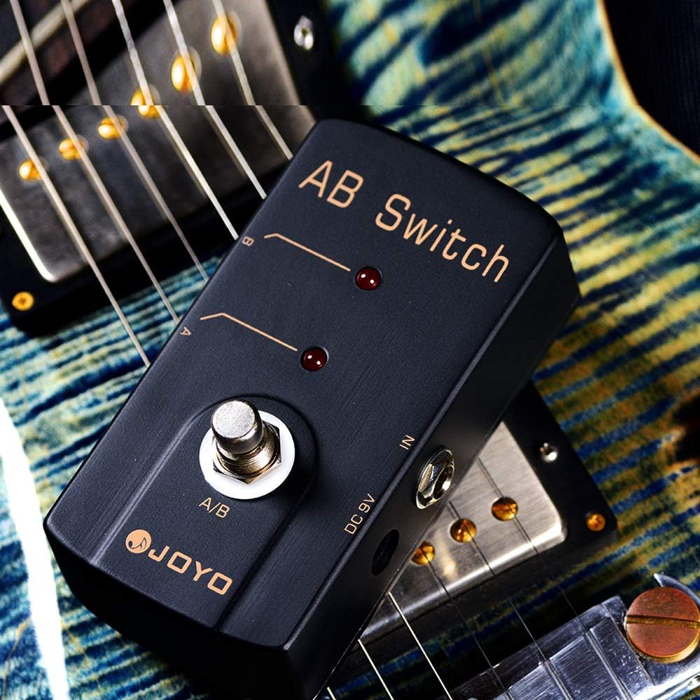 JOYO Switch Pedal Switch Guitar Pedals in Loop A Directly to Line B, Two Output Effects Loop Chains (A/B Switch JF-30)