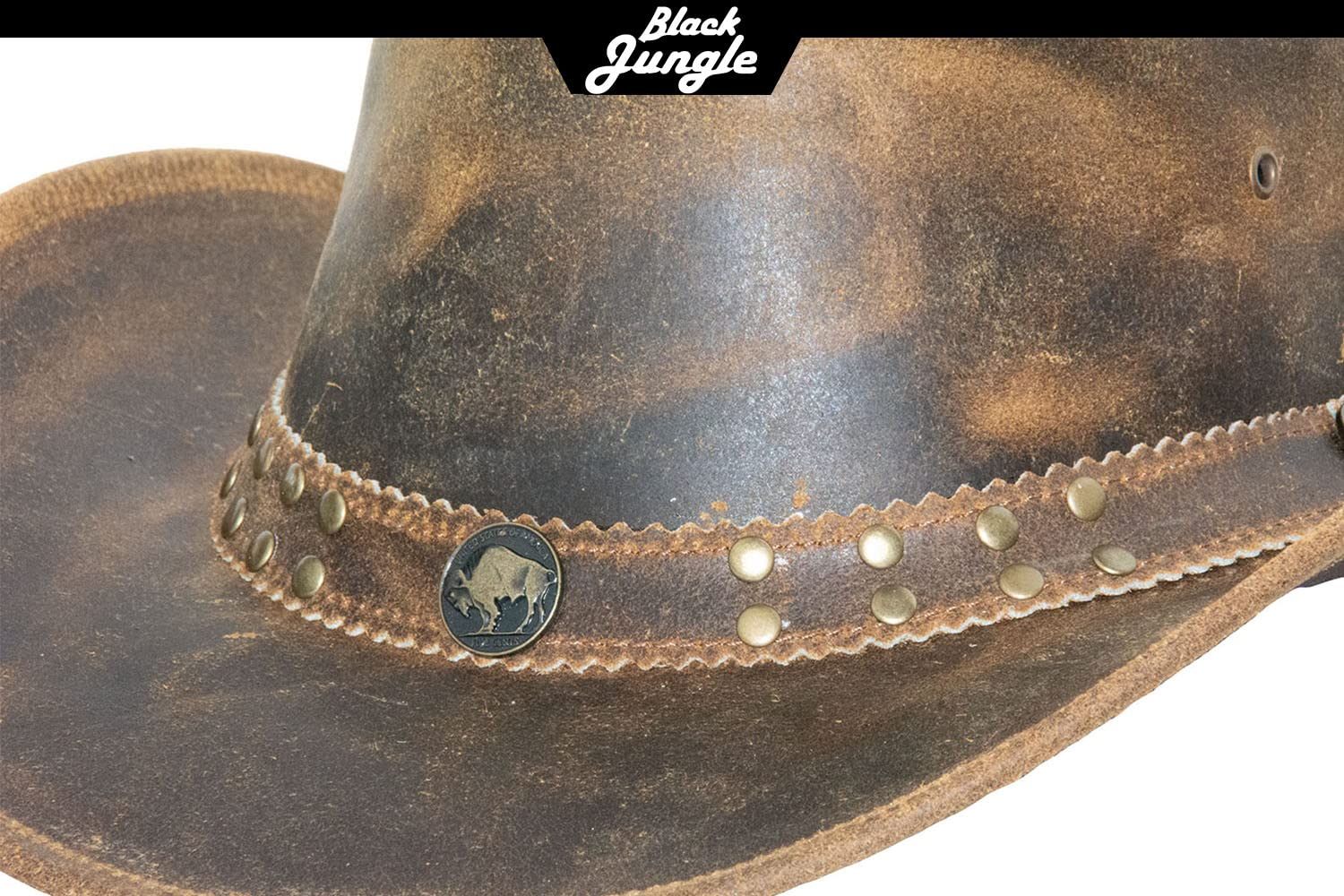 Black Jungle Yukon - Sombrero de piel para vaquero