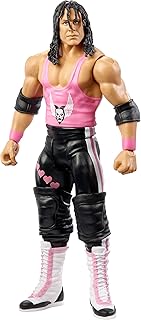 WWE SummerSlam Bret Hitman Hart Action Figure in 6-inch Scale with Articulation & Ring Gear Series #97