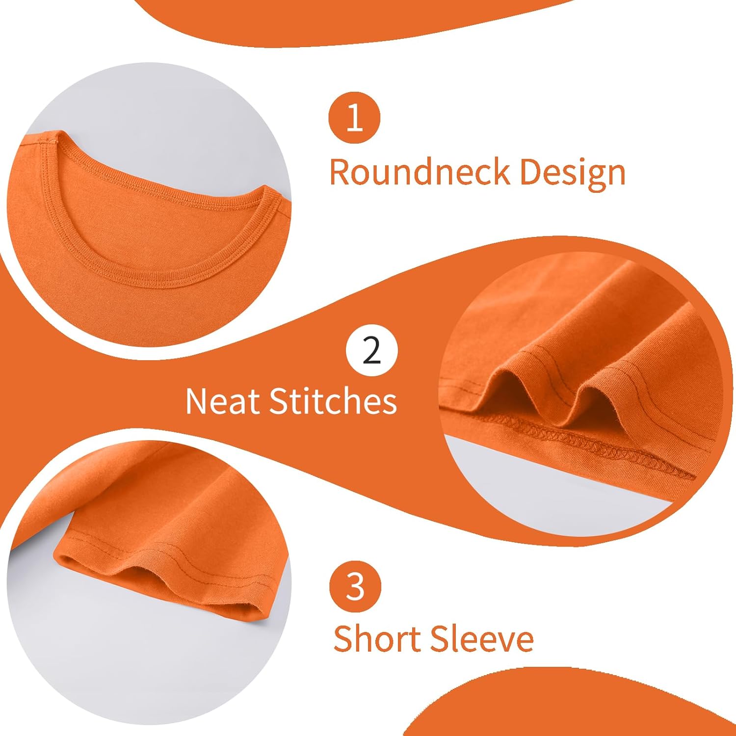 1 Pack Cotton Boys Kids Tshirt Short Sleeve Summer Tops Clothes Tee Shirts for Toddlers(Age 2-14) - Image 4