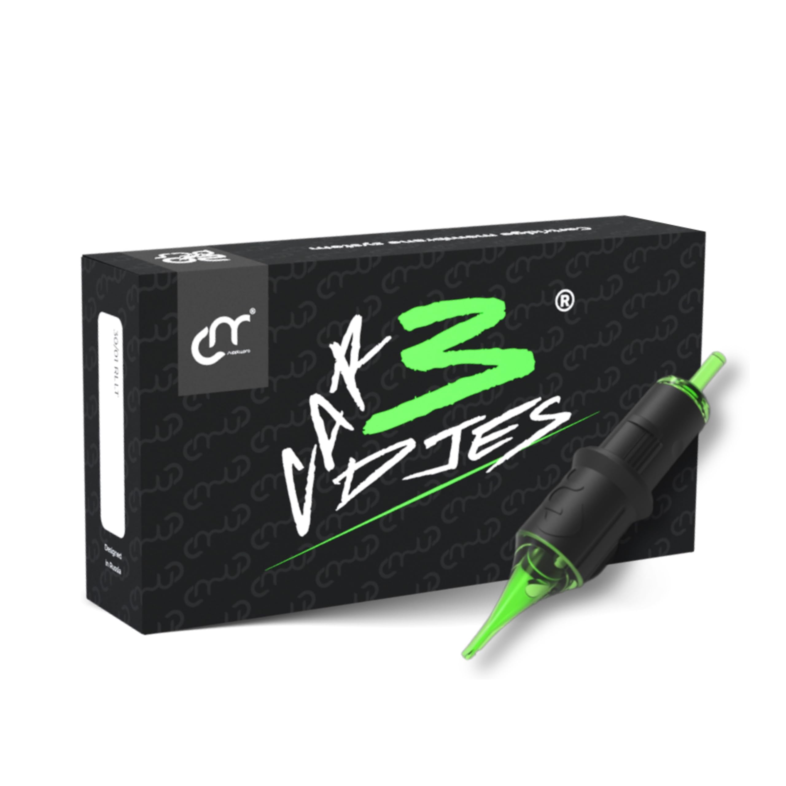 CM Supply PMU&Tattoo Nadeln 20Stk – 30/01RLLT-SOFT Cartridge Needles – Soft Edge/weiche Membran – Kompatibel mit Tattoo Maschinen&Pens – 316L Chirurgenstahl – Für Permanent Make-up