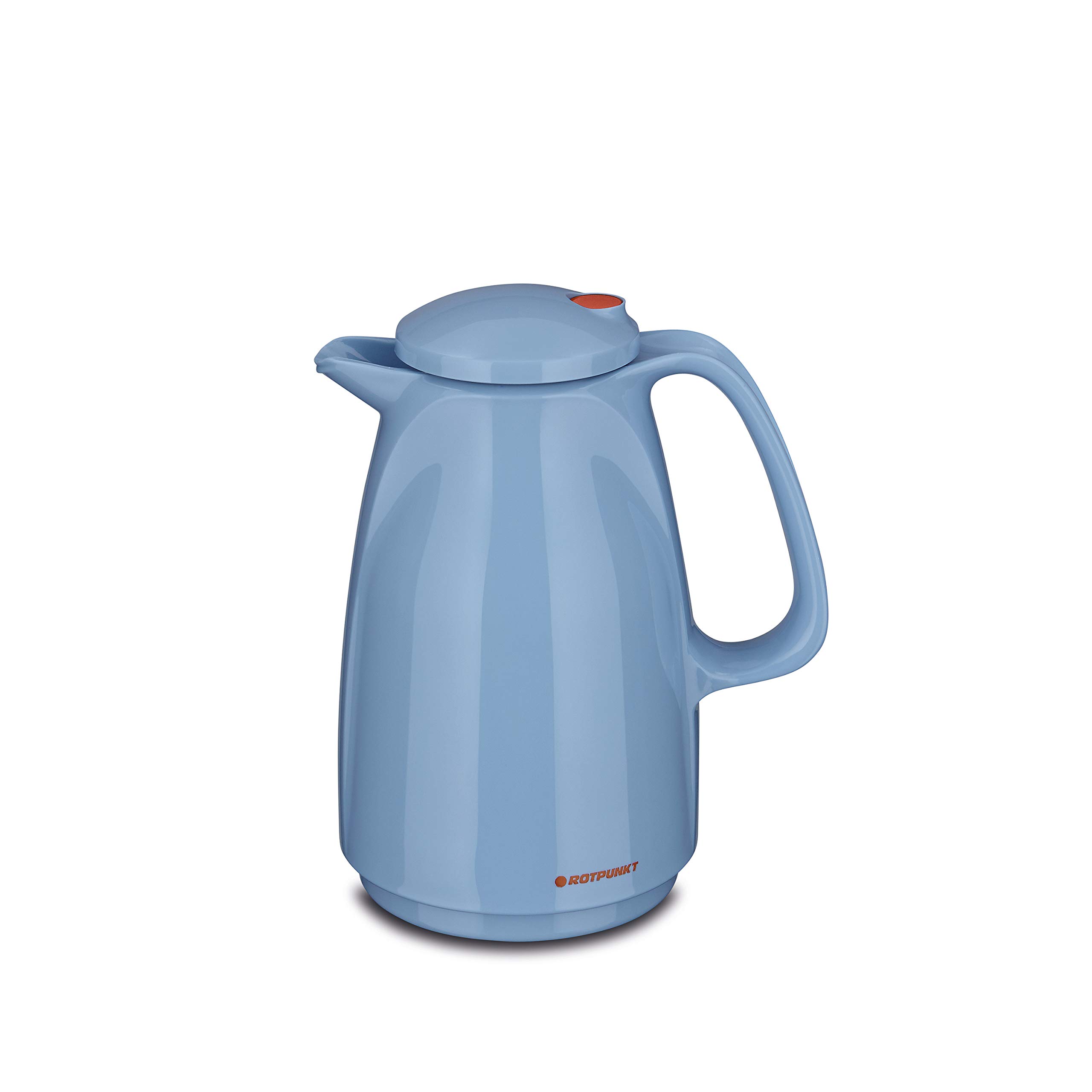 ROTPUNKT Thermos 225 Bella, 0,5 l, tappo a vite a doppia funzione, senza BPA, per bere sano, prodotto in Germania, caldo e freddo, inserto in vetro, baby smurf