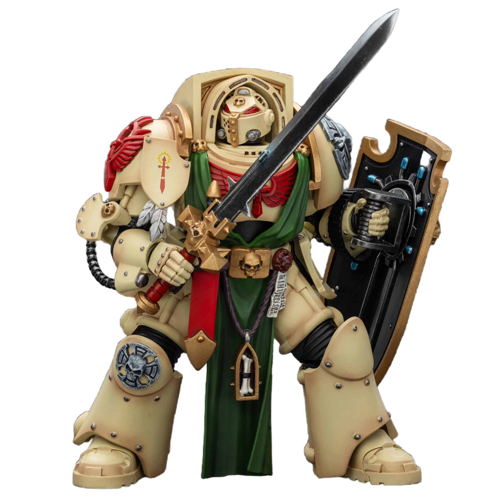 TOYVERSE JOYTOY 1/18 Warhammer 40,000 Action Figure, Dark Angels Deathwing Knight 3 with Power Sword and Storm Shield, Ages 15+ — image 1