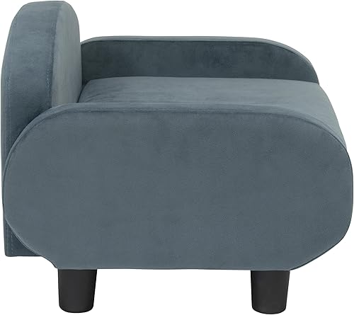 Miniatura 5 de Paws & Purrs Moderno sofá para mascotas de 31.5 pulgadas de ancho por 19.5 pulgadas de profundidad y baja con funda de colchón extraíble