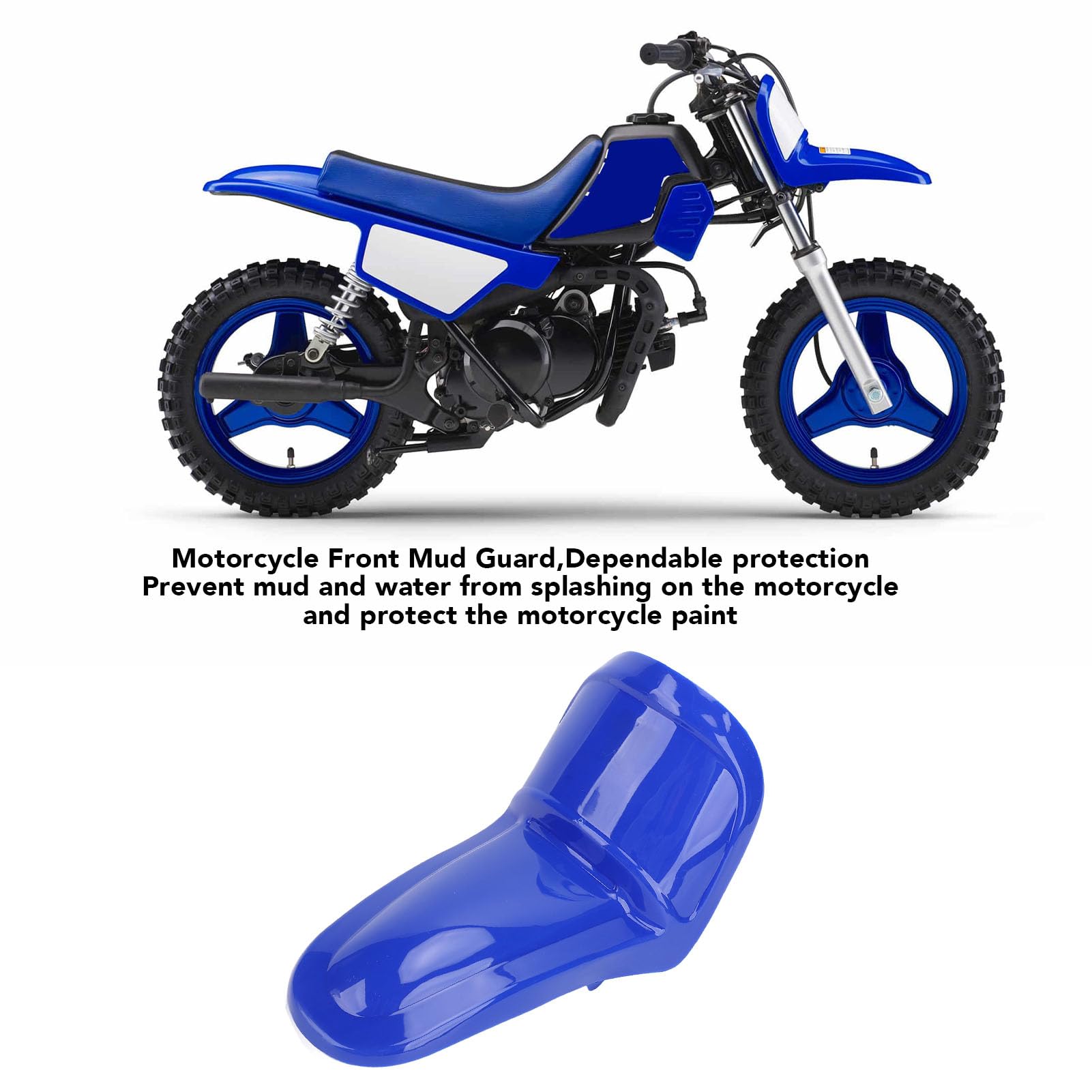 Garde-boue Avant Moto Pour PW50 PY50 Y-Zinger 1998-2024 - Noir - Protection Anti-éclaboussures