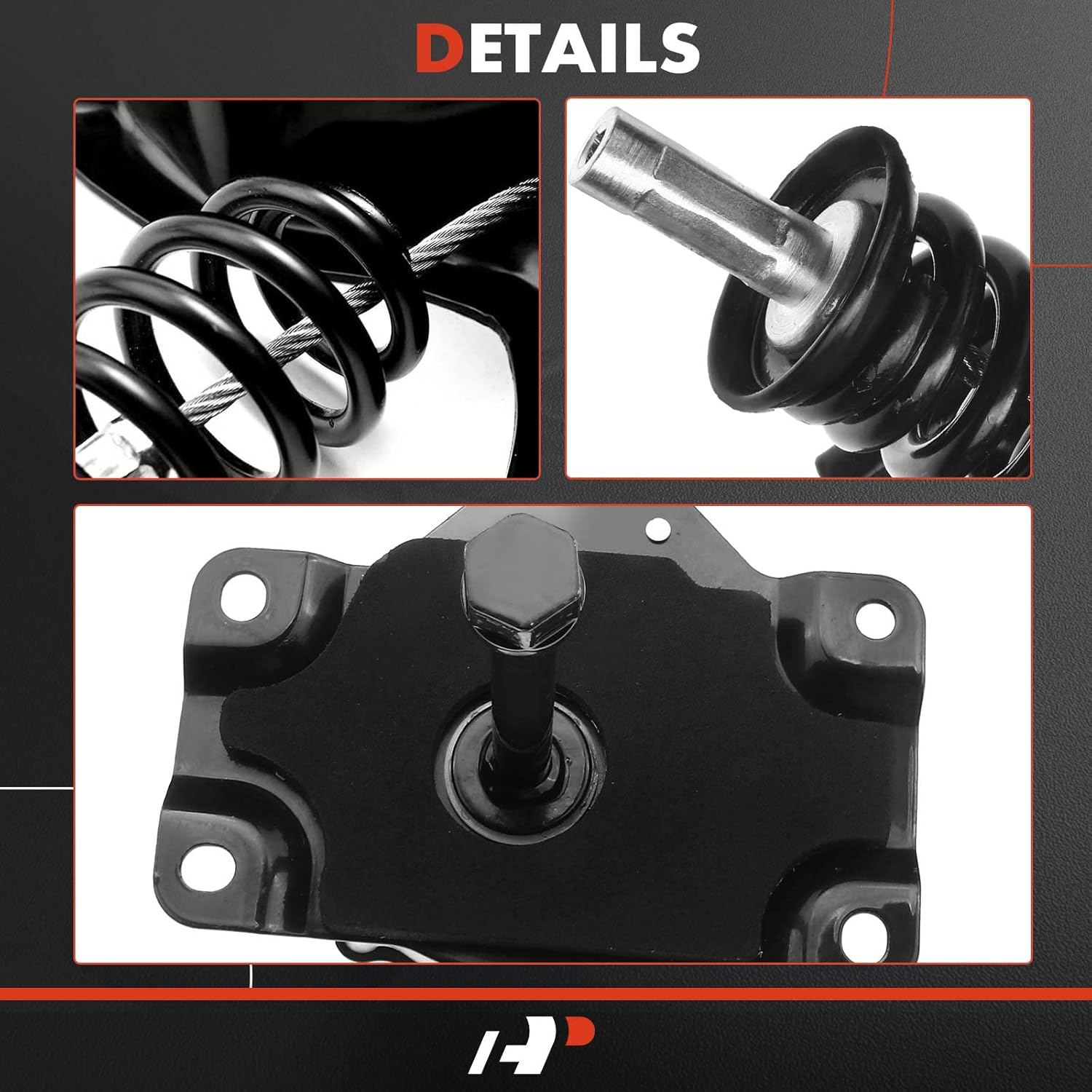 A-Premium Spare Tire Wheel Winch Compatible with Hyundai Santa Fe 2006-2008 Sport Utility