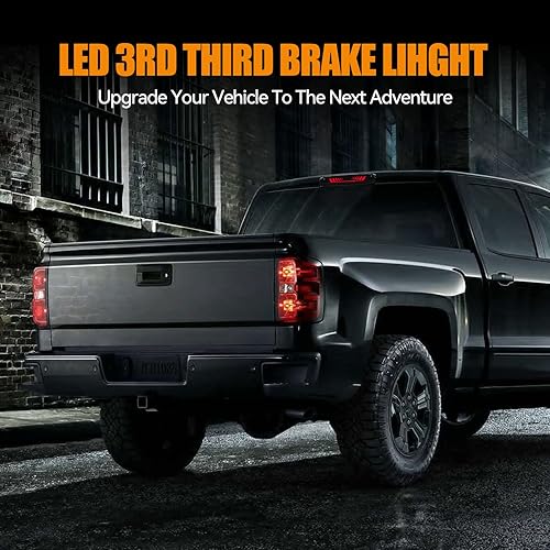 Miniatura 259 de Tercera tercera luz de freno para Chevy Silverado 1999-2006/GMC Sierra 1500 2500 3500HD, 2007 Silverado/Sierra Classic Modelo LED Time Tunnel