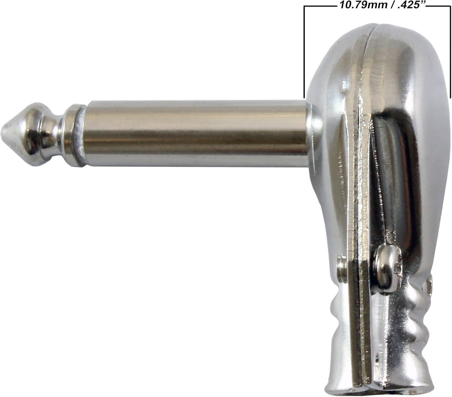 Suреr Sаlе 🛒 GLS Audio 1/4 Right Angle Plugs TS Mono Flat Low Profile Pancake Style for Speaker Cables, Patch Cables, Snakes - Male 1/4 Inch Phono 6.3mm Phone Plug Bulk - 20 PACK