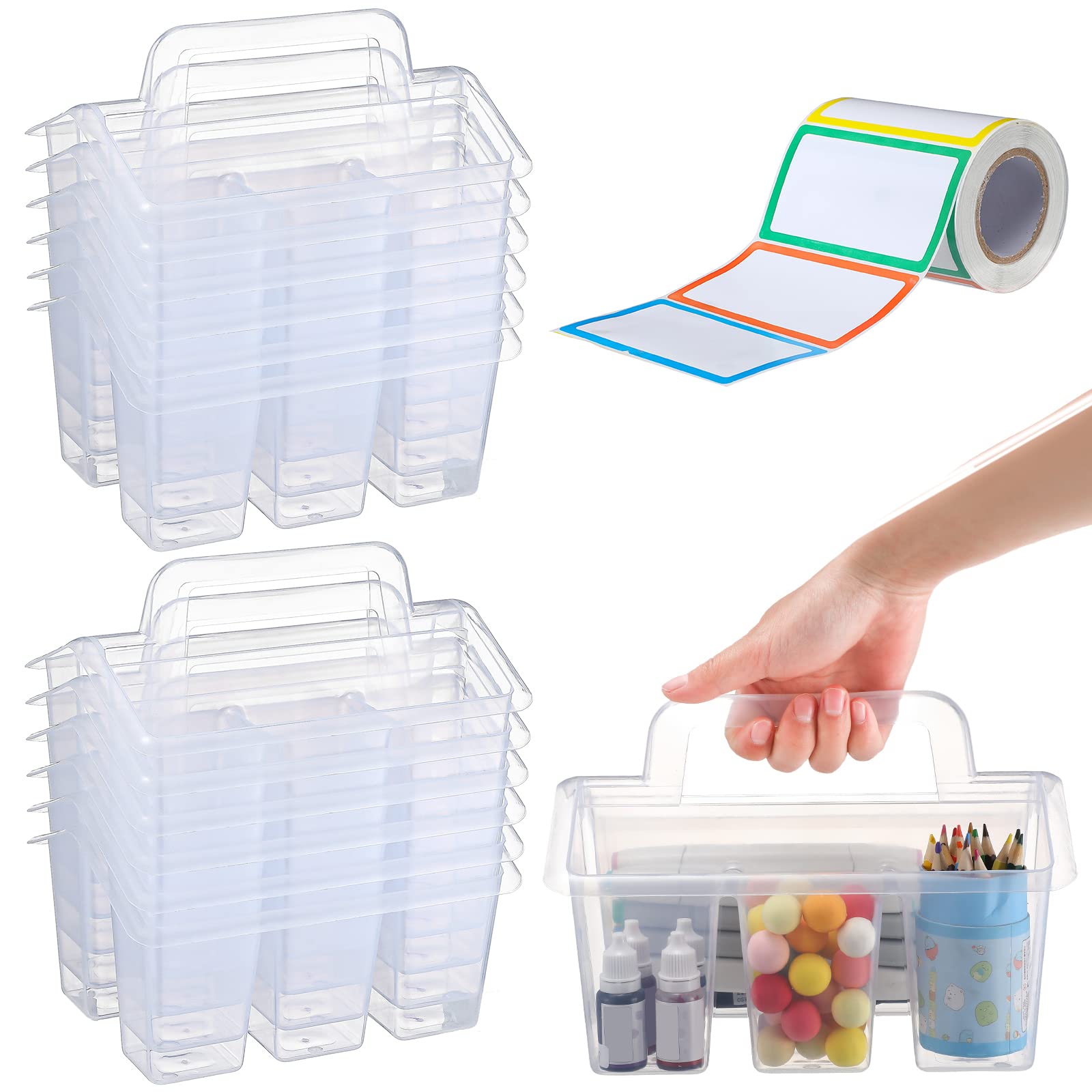 Buy Maitys Classroom Storage Caddies with 4 Compartment Portable