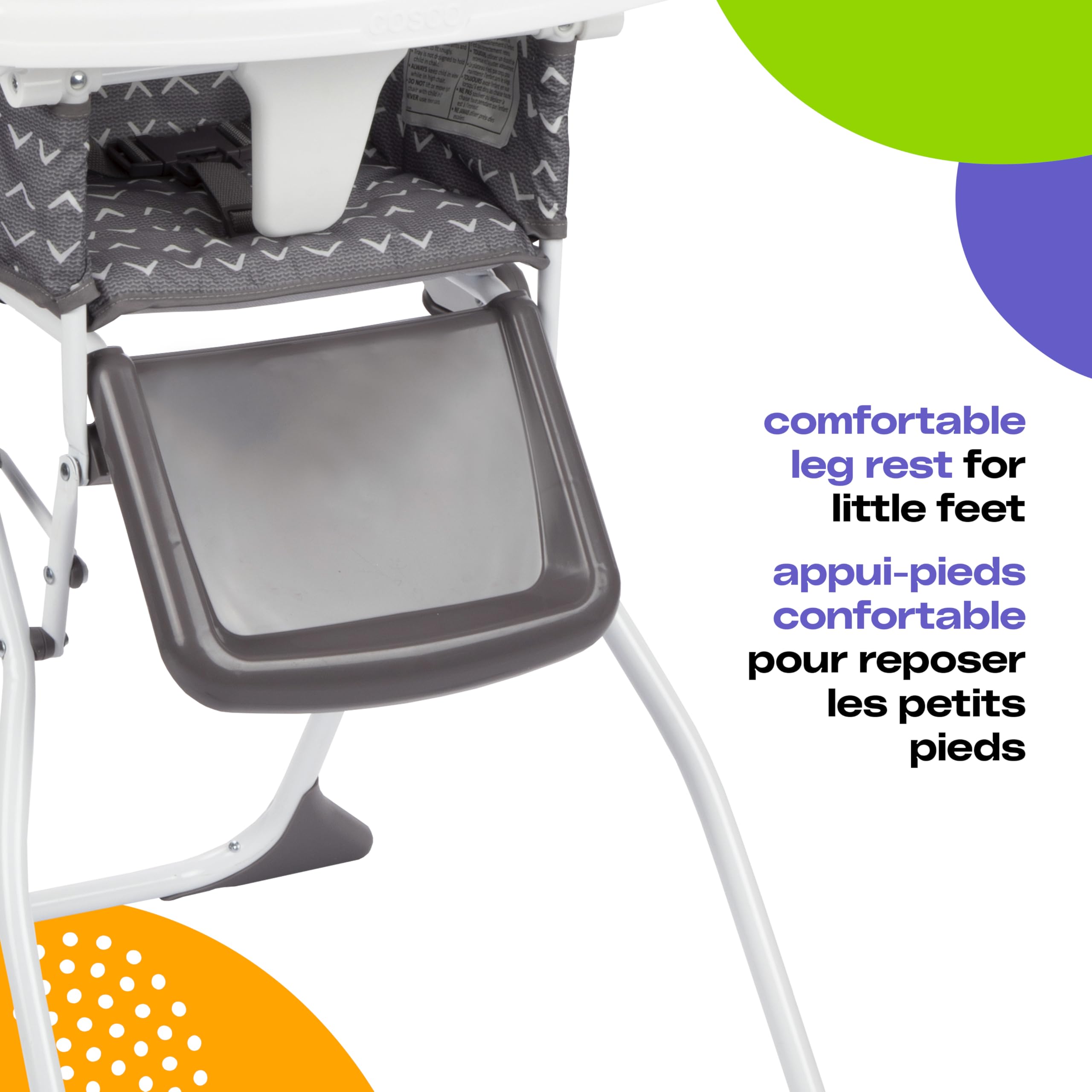 Cosco Simplefold LX high chair - Grey Fletcher ,1.0 Count : Amazon