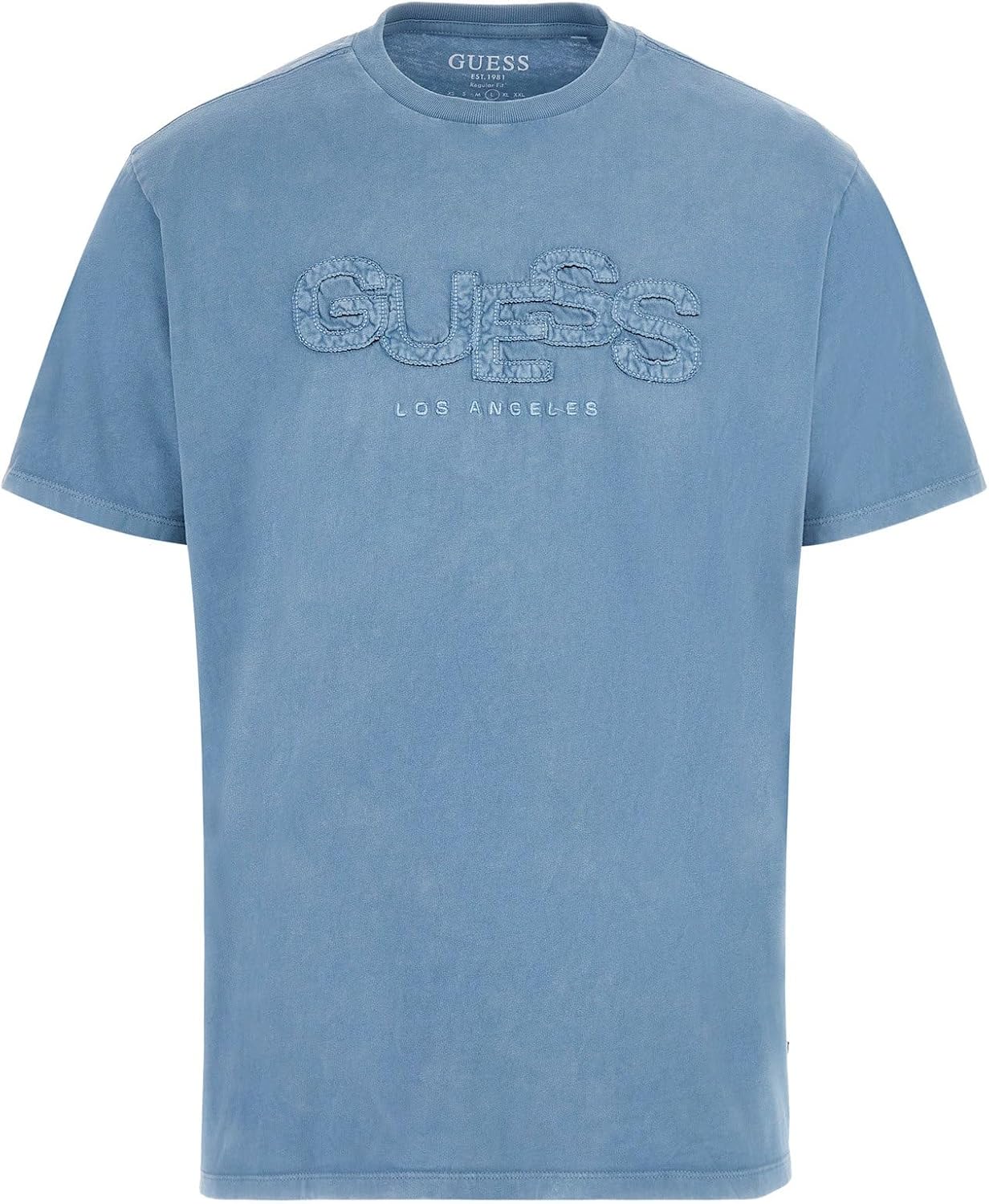 Guess Mens Eco Short Sleeve Guess Stack Tee