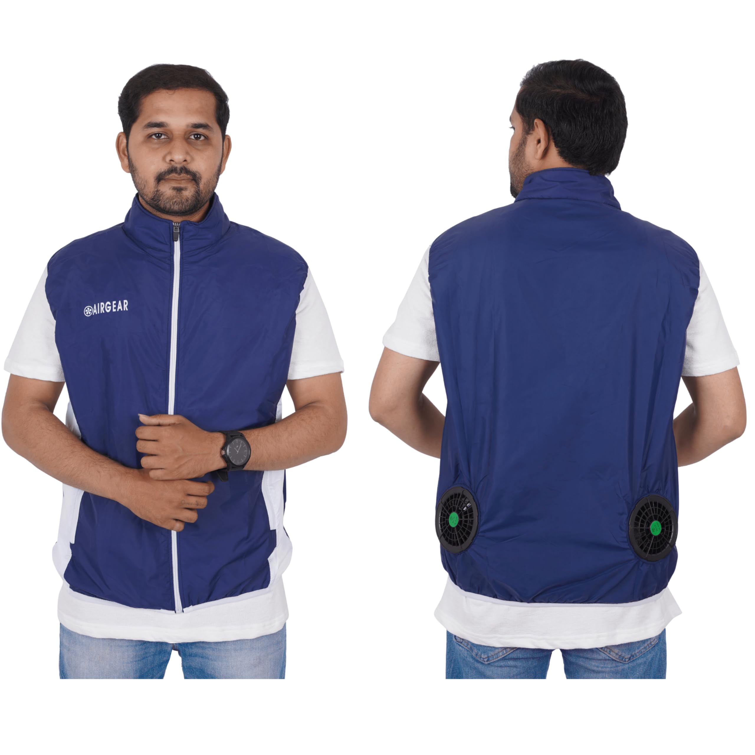 Cooling Vest for Men & Women Jacket For Summer & Cooling Vest With 10000mAh Power Bank – 3 Speed Cooling Fan, UV Resistant, Best For Outdoor & Indoor