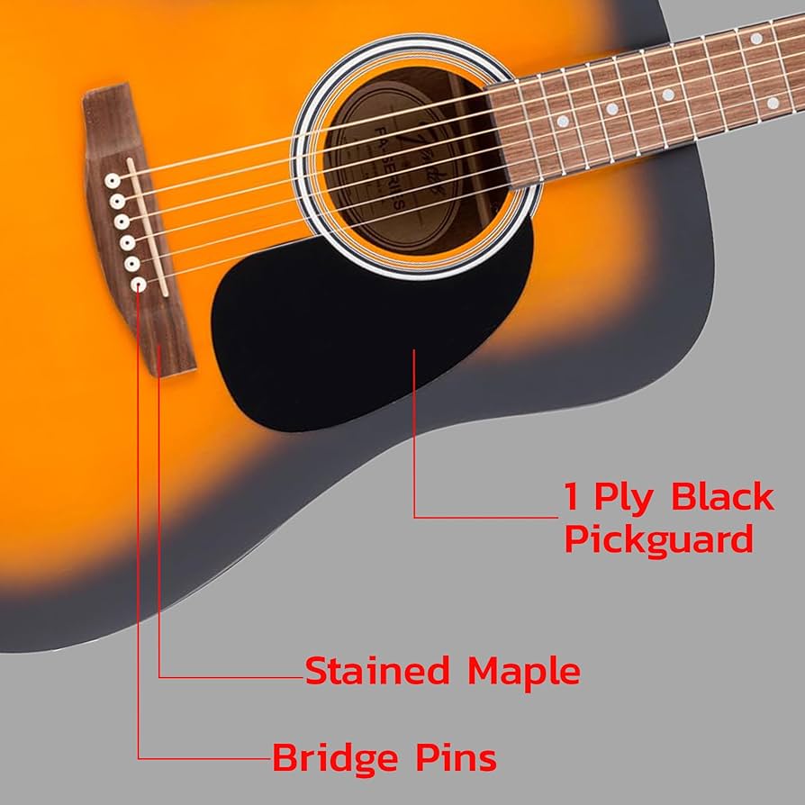 Amazon | Fender Dreadnought アコースティックギター - サン