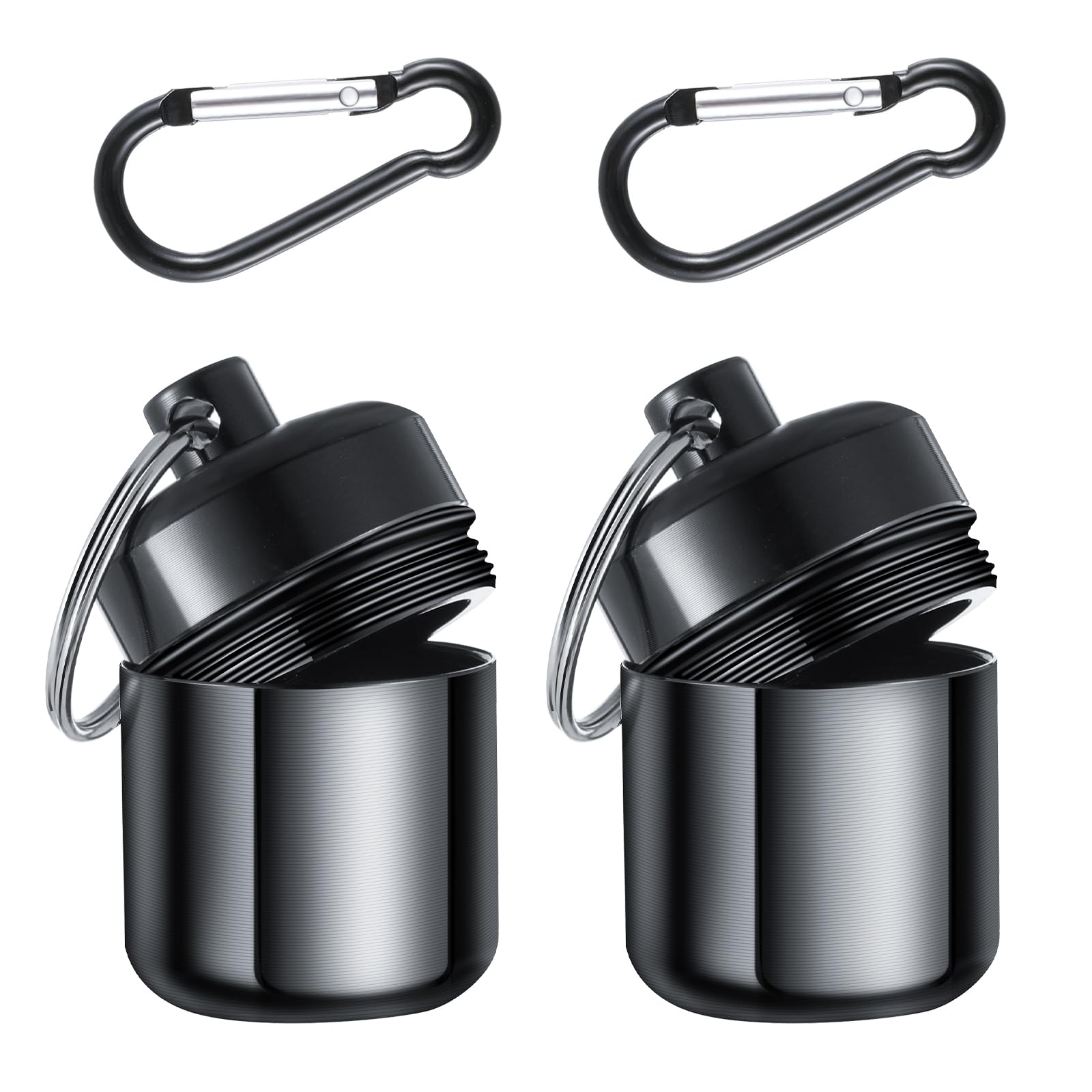 Photo 1 of ***MISSING PARTS***
YUXIANLB 2 Pack Ear Plug Carrying Case Keychain, Waterproof Metal Earplug Case with Carabiner for Ear Plugs, Small Travel Pill Organizer Loops Ear Plugs Case Keychain Container Holder