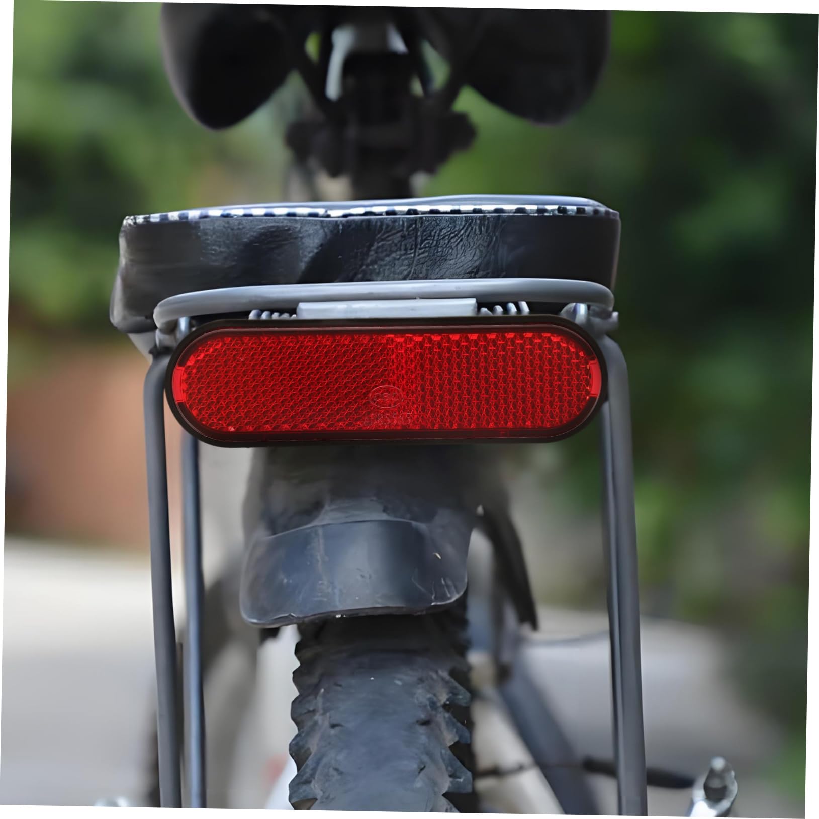 ibasenice 25pcs Compact Wheel Reflectors Reflective Signs for Electric Vehicles Visibility Low Light for Safety at