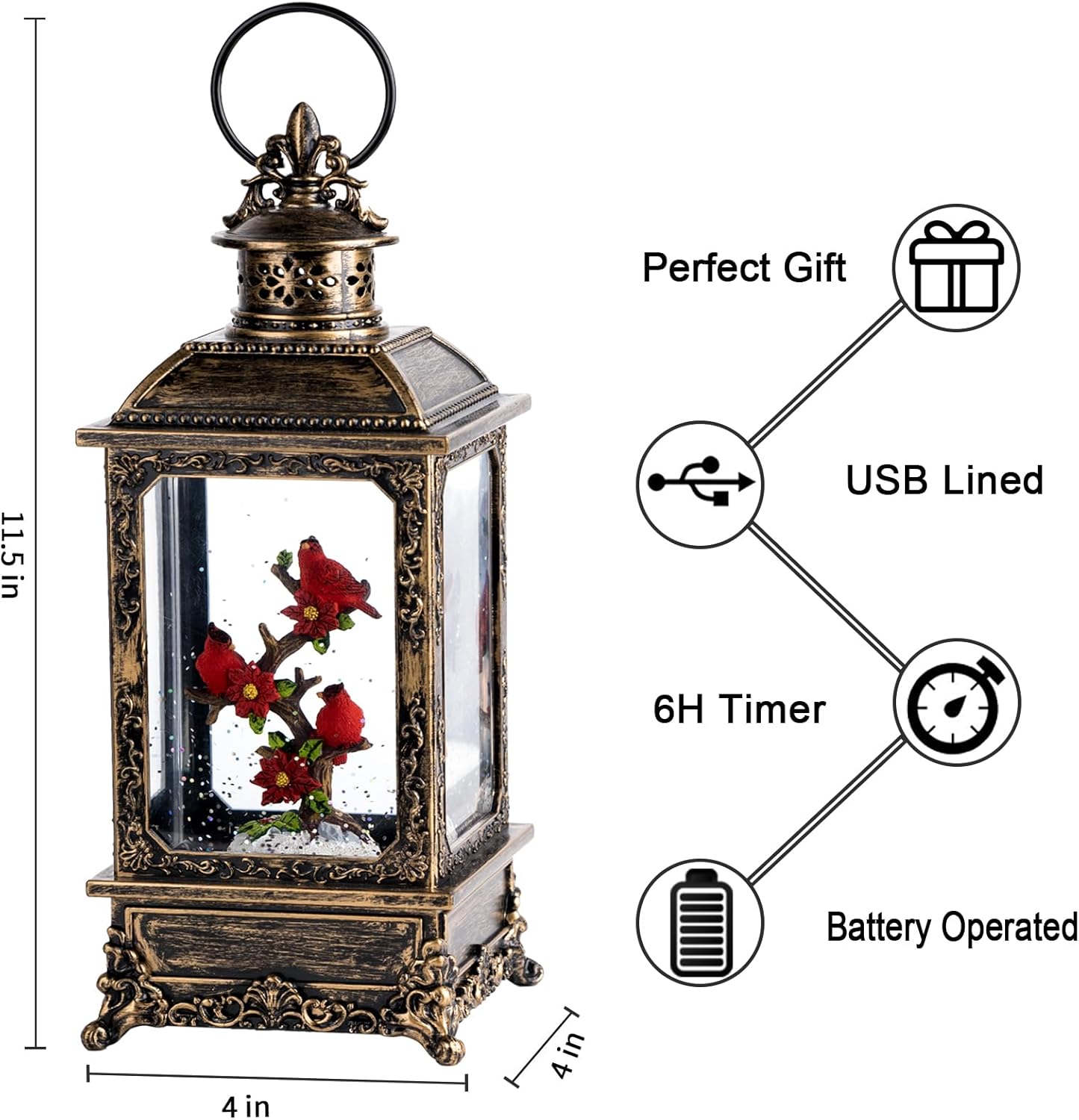 お箱有り ナタリーレテ アフタヌーンティー スノードーム りんご姫