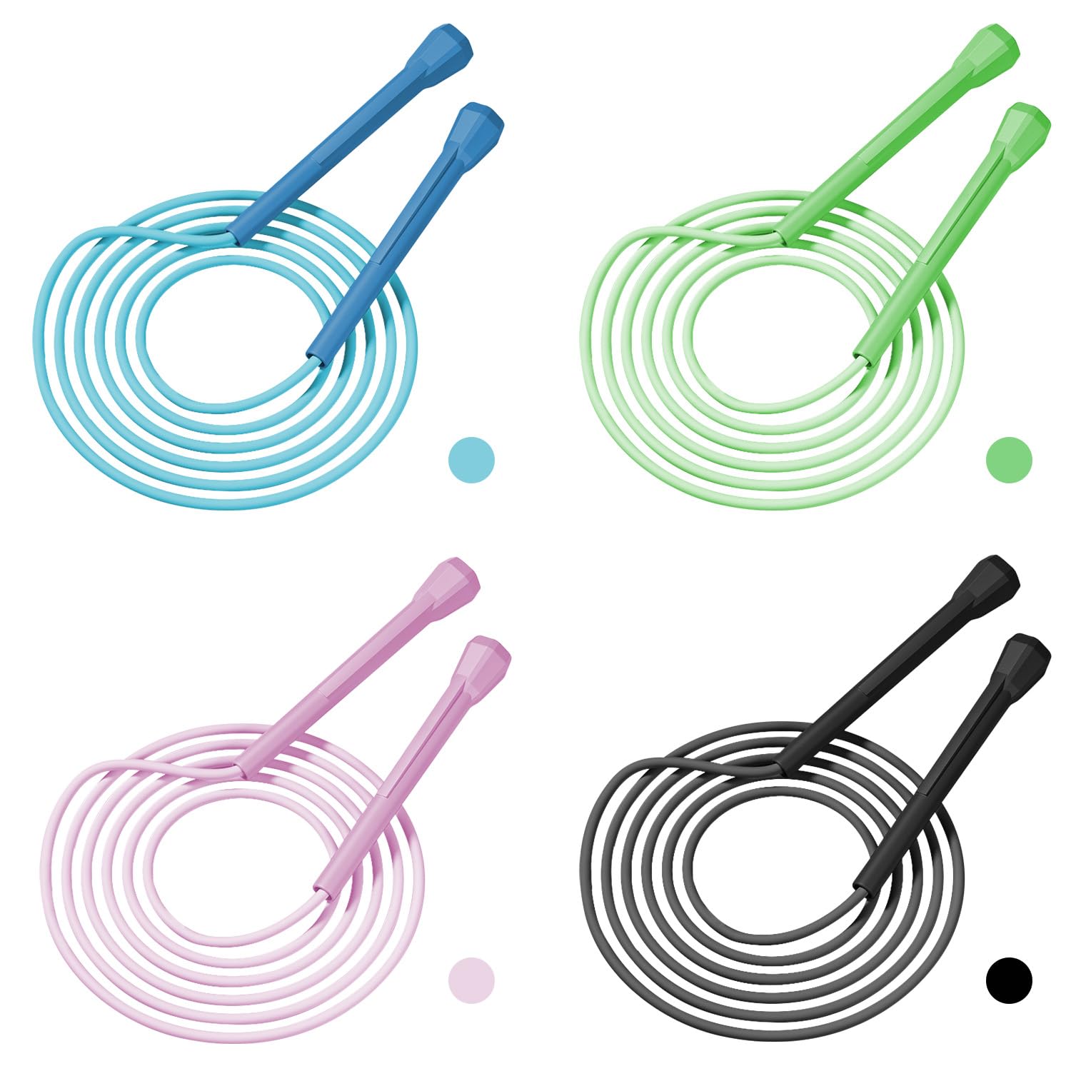 Corde Réglable Corde à Sauter Enfants - Réglable 4-12 Ans - Couleurs Vert Violet Bleu - Fitness Et Jeu Sport Enfant Corde Réglable Corde à Sauter Enfants - Réglable 4-12 Ans - Couleurs Vert Violet Bleu - Fitness Et Jeu Sport Enfant