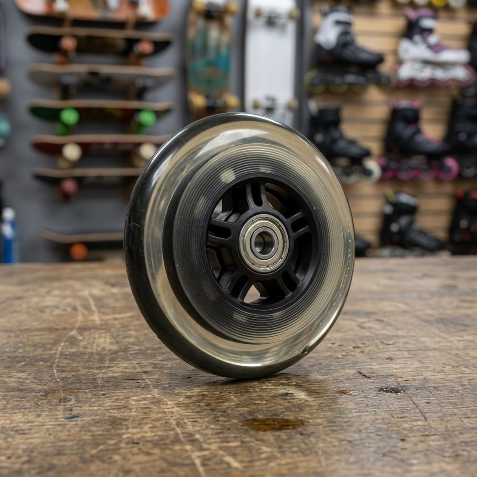 Ruedas De Patín En Línea 100mm PU Alto Elástico Silencioso