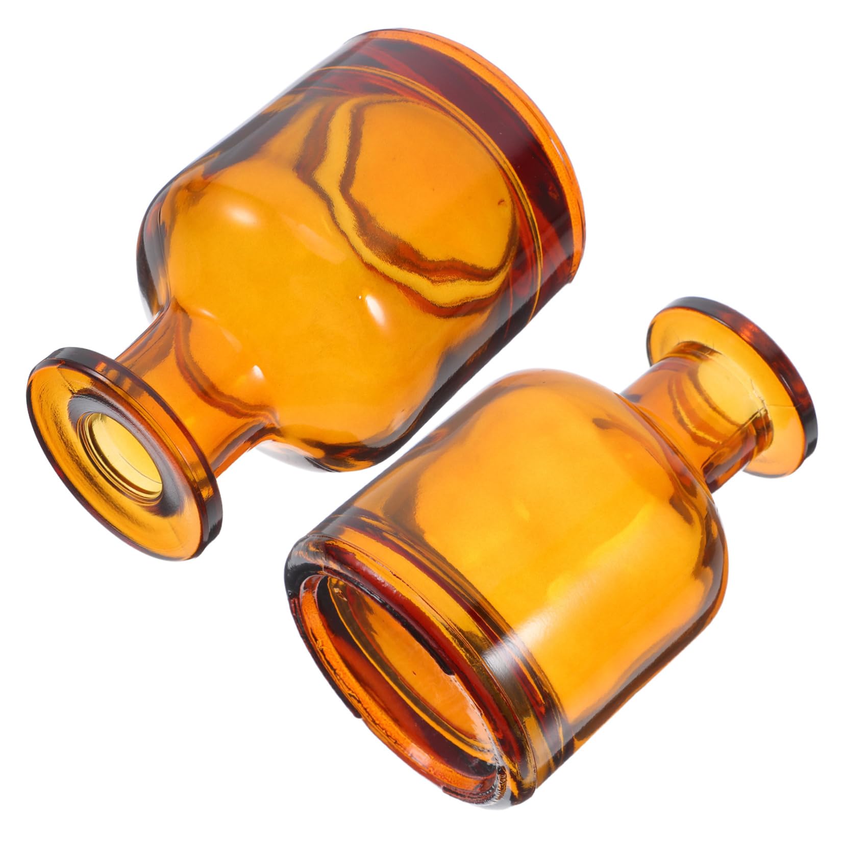 Flacons diffuseurs faciles à nettoyer en verre marron pour huiles