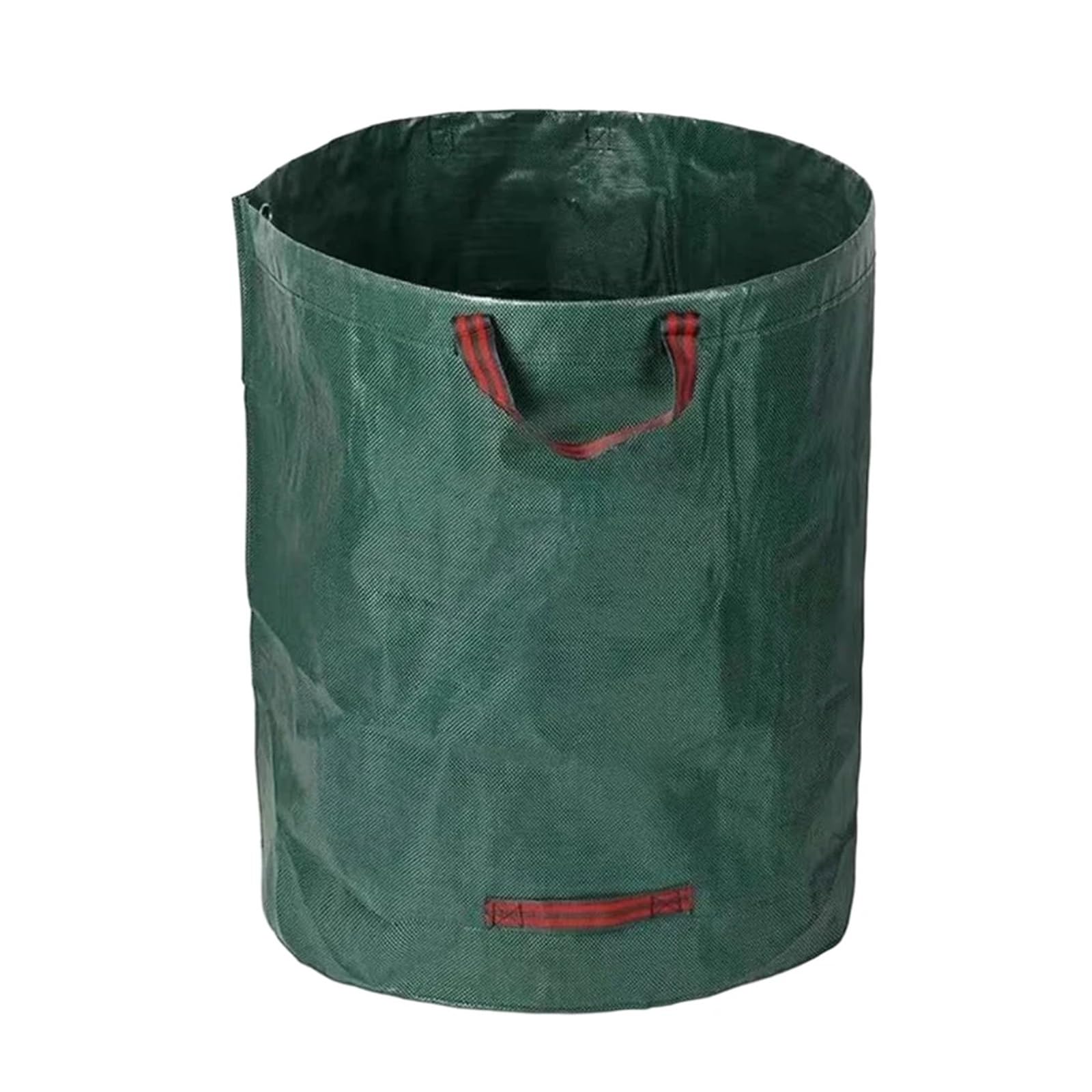 Contenedor plegable for hojas y césped, de gran capacidad, reutilizable, for almacenamiento basura, bolsa tejida PP impermeable para Recoger Plantas, Residuos y Hojas(200L)
