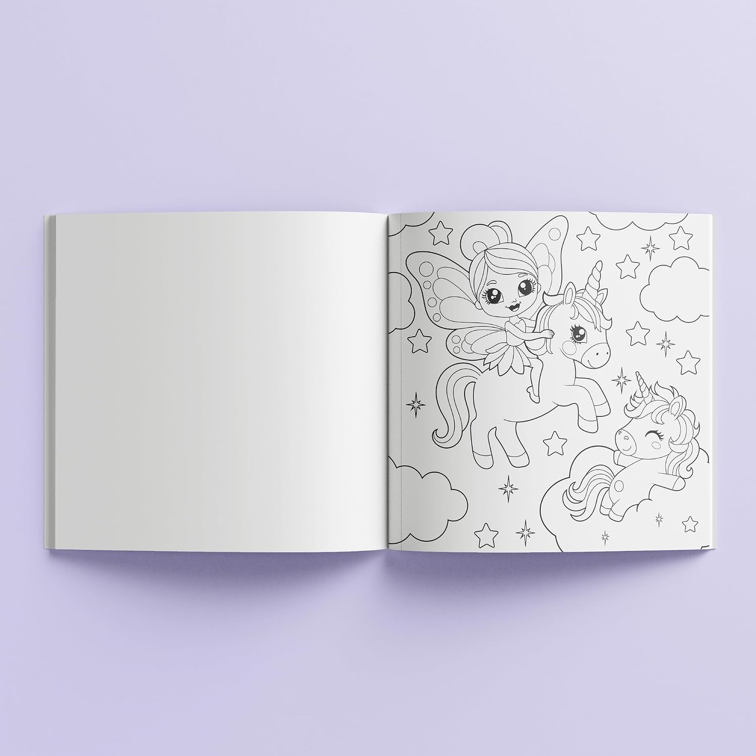 Kaleidoscope Unicorn Magic Coloring Book - 96 Pages for Kids Ages 8+ image 2