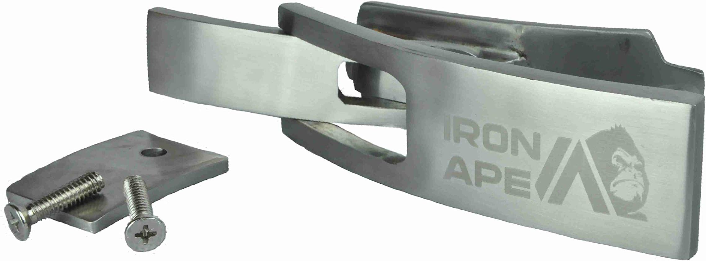 Strong and Durable Stainless Steel Replacement Lifting Belt Lever Buckle for Weightlifting and Powerlifting Belts - Fits 10mm and 13mm Belts