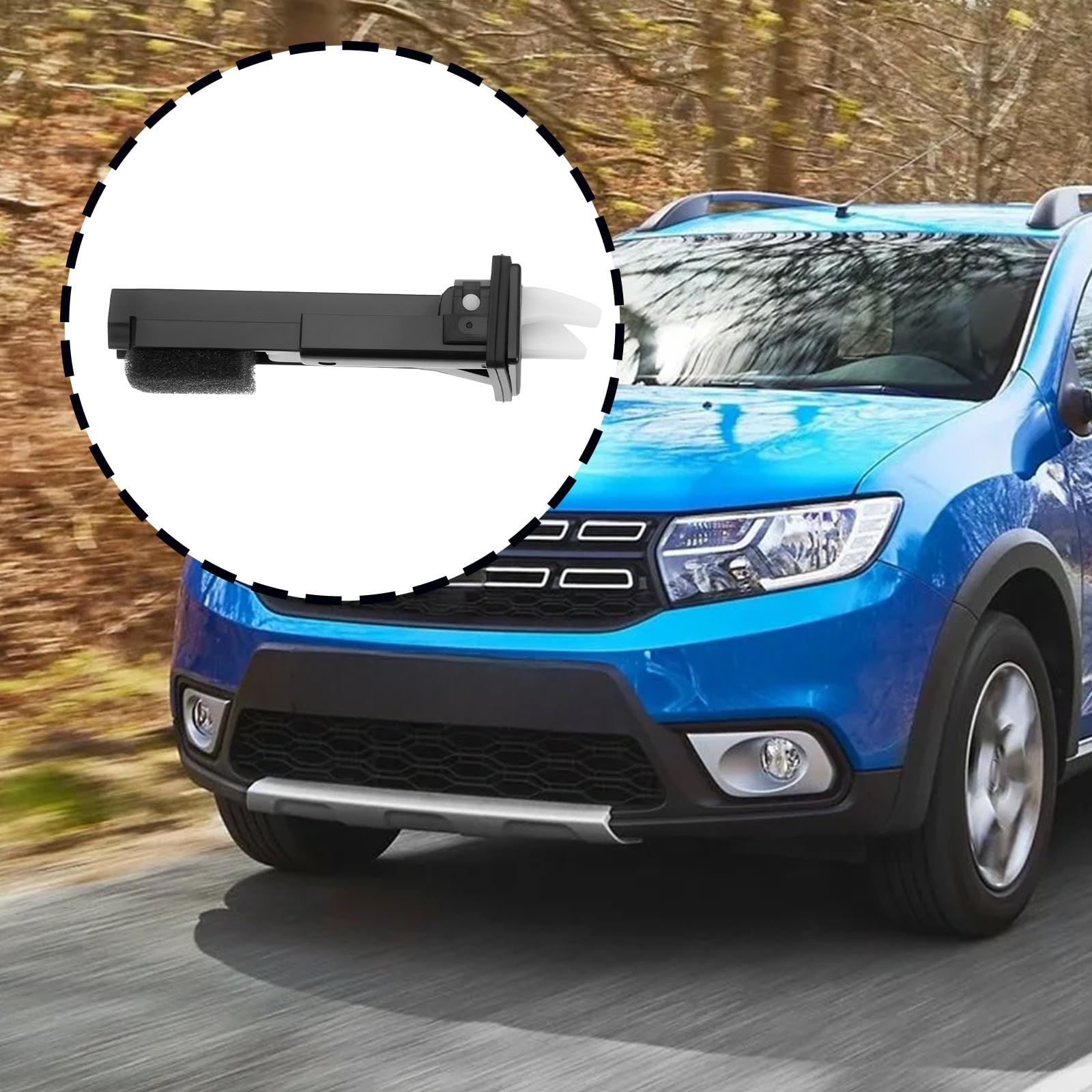 Auto Fuel Filler Flap Lock 788276143R Compatibile con Dacia Sandero Nero