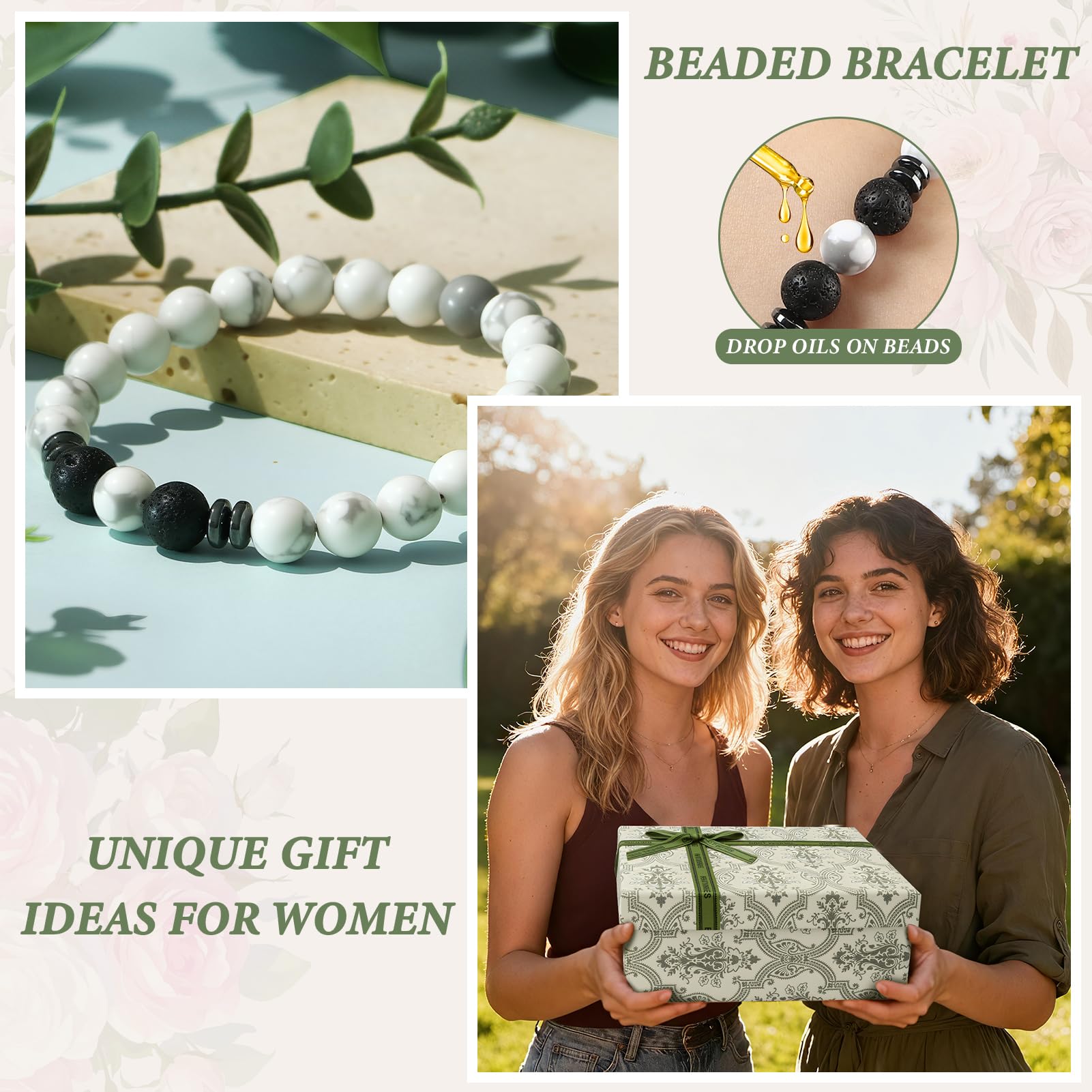 Tacobear Geschenke für Frauen Geburtstagsgeschenk Wellness Set Inklusive Keramik Tasse, Grün Entspannung Geschenkset Freundi Schwester Mama Geschenkideen Valentinstag Muttertag Weihnachts