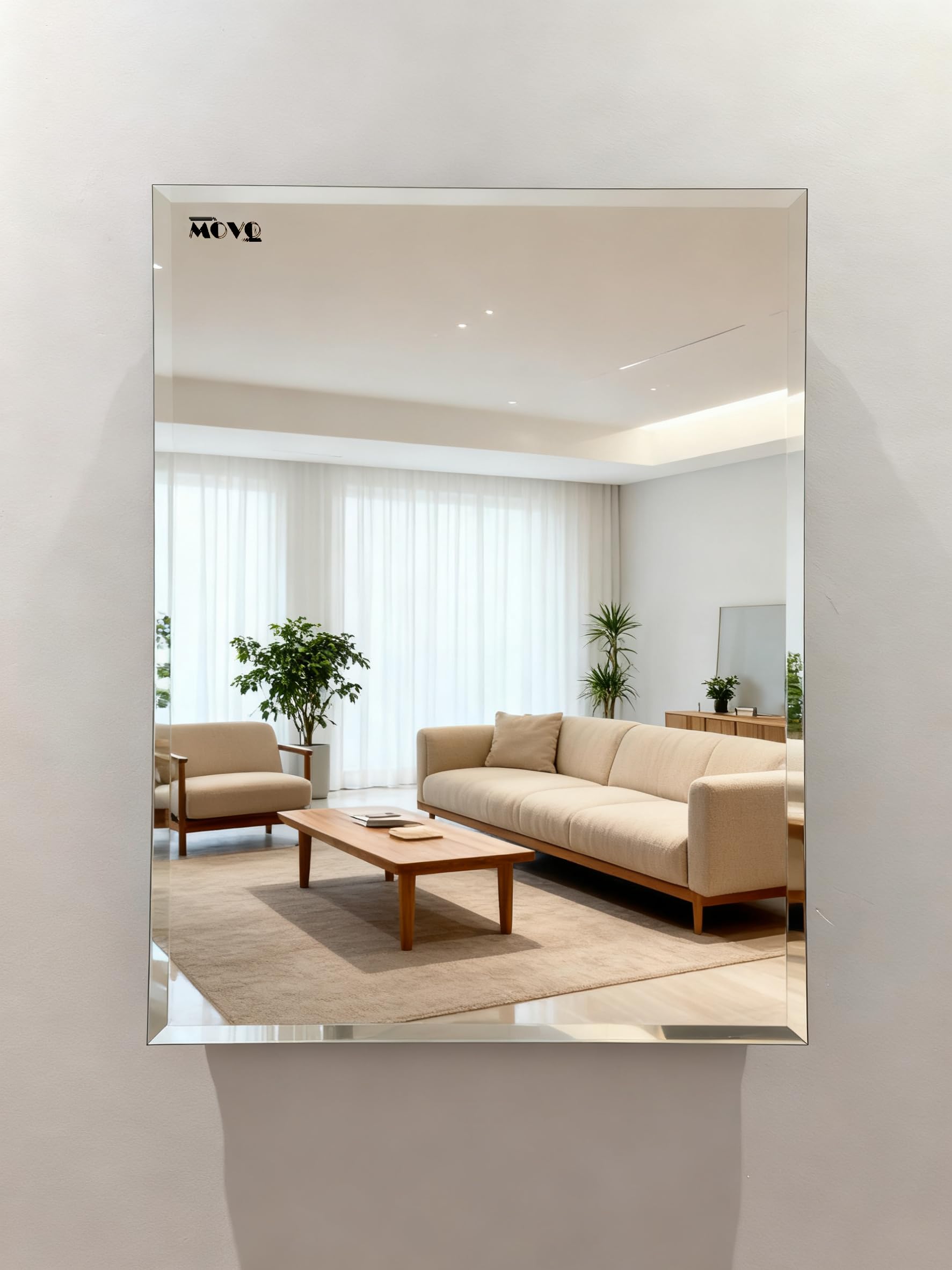 Movo Medicine Cabinet with Mirror,20 inch X 26 inch Black Medicine Cabinets for Bathroom,Adjustable Glass Shelves, Waterproof and Rust-Resist,Recessed