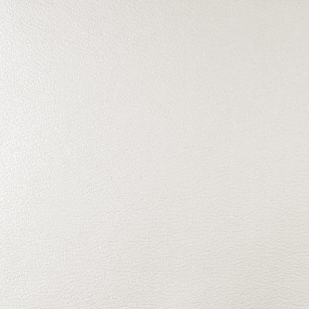 G362 White Matte Leather Grain Upholstery Faux Leather by