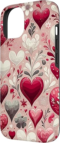 Miniatura 5 de Funda romántica para iPhone 11 Pro Max con corazones encantadores para el día de San Valentín