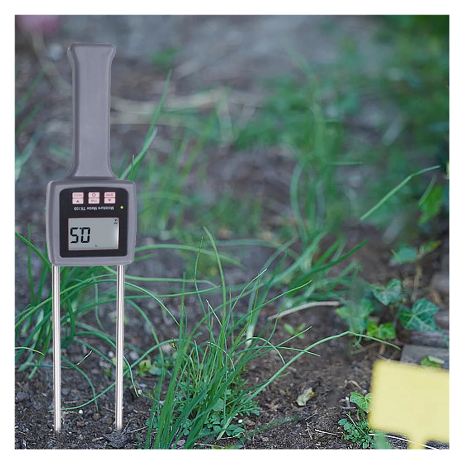 Feuchtigkeitsmesser, Digitaler, Präziser Heu-Feuchtigkeitstester Mit LCD-Hintergrundbeleuchtung, Feuchtigkeitsanalysator For Heu, Froage, Gras, Leymus Chinensis, Alfalfa